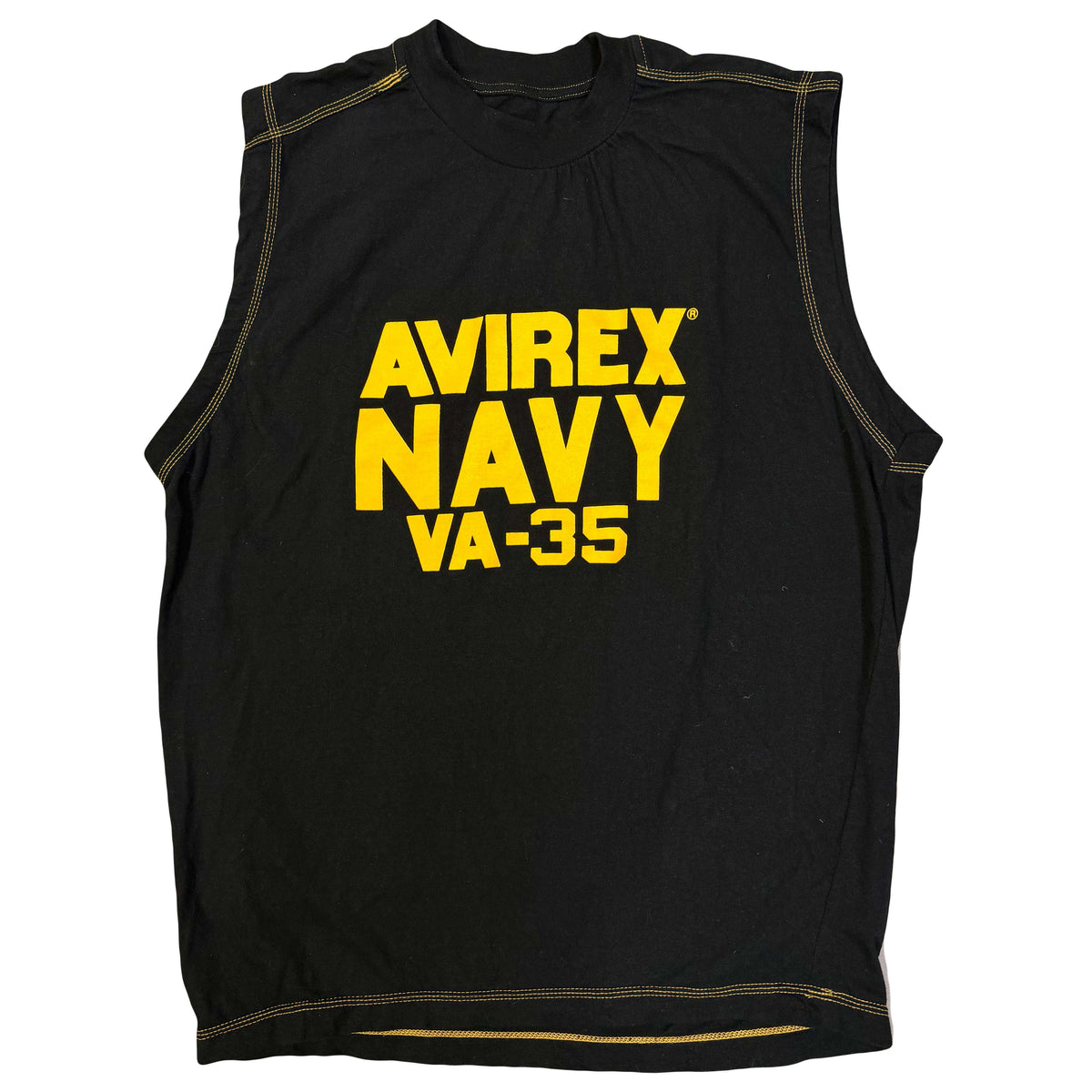 Avirex Navy Vest In Black (S)