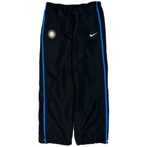 Nike Inter Milan 2010/11 Tracksuit Bottoms In Black & Blue ( L )