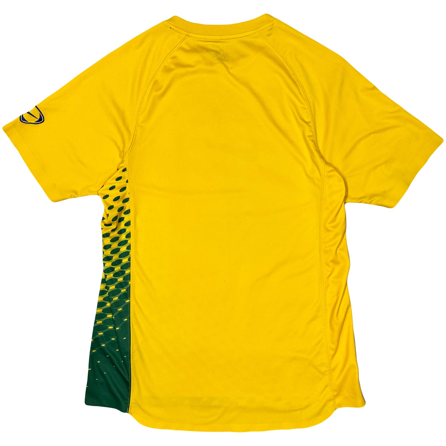 Nike Brazil 2000s Shirt In Yellow & Green ( S )