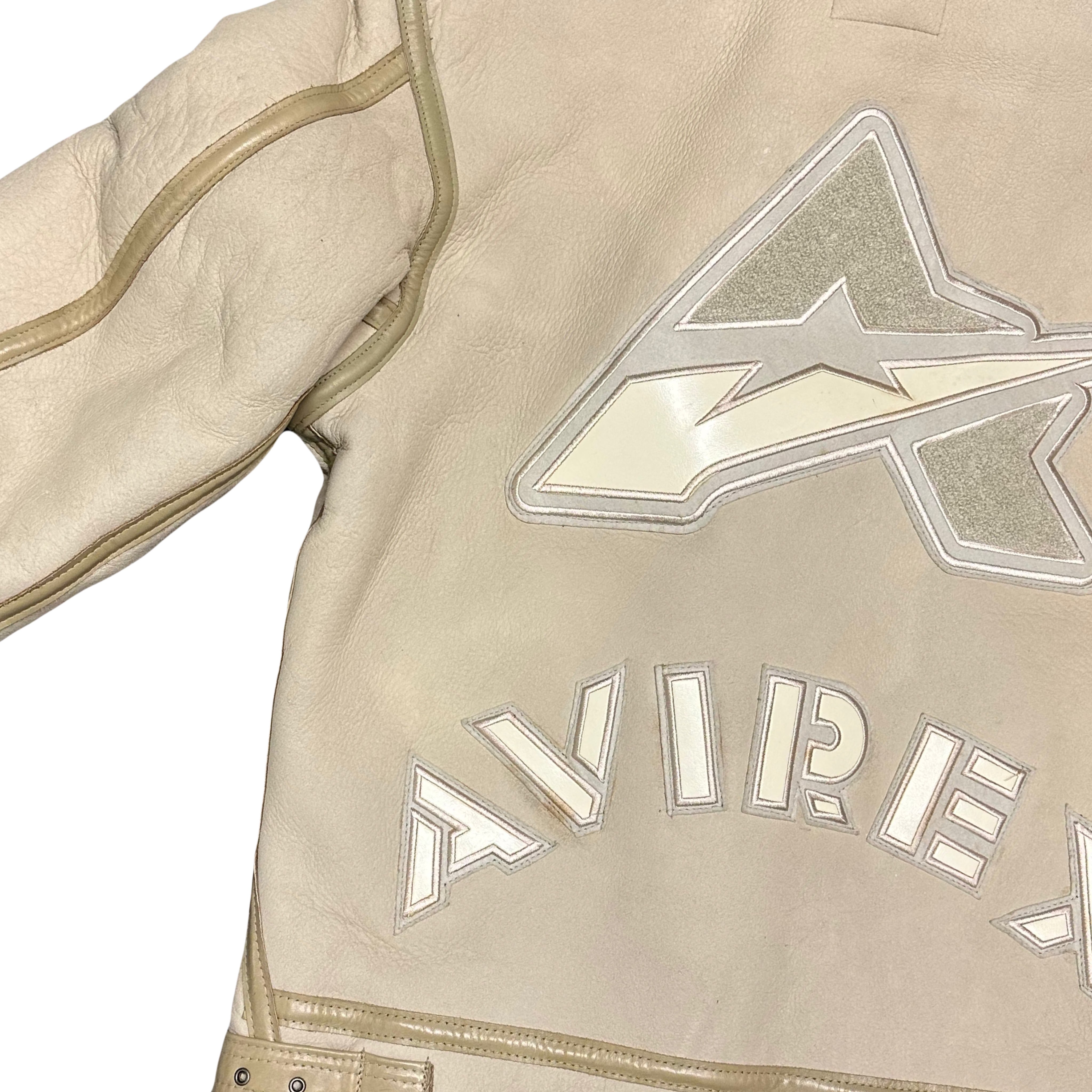Avirex Spellout B-3 Sherpa Jacket ( 36 / M )