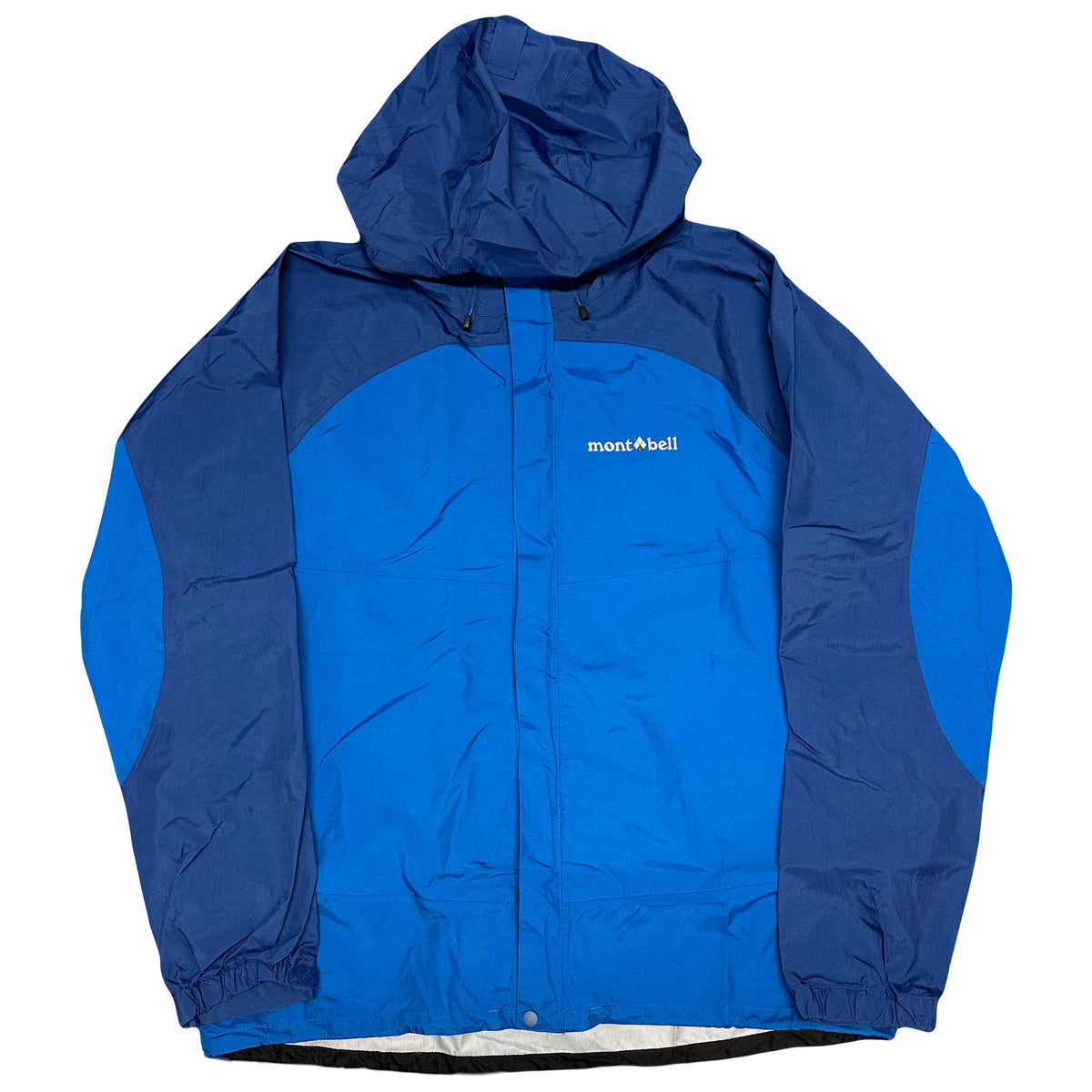 Montbell Two Tone Waterproof Windbreaker Jacket In Blue ( L ) – 1036 ...