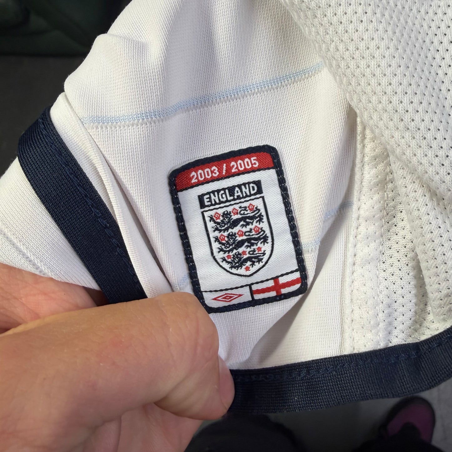 Umbro 2003/05 England Shirt In White (L)