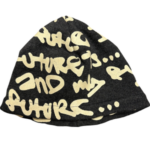 Walé Adeyemi Monogram Beanie In Navy ( OS )