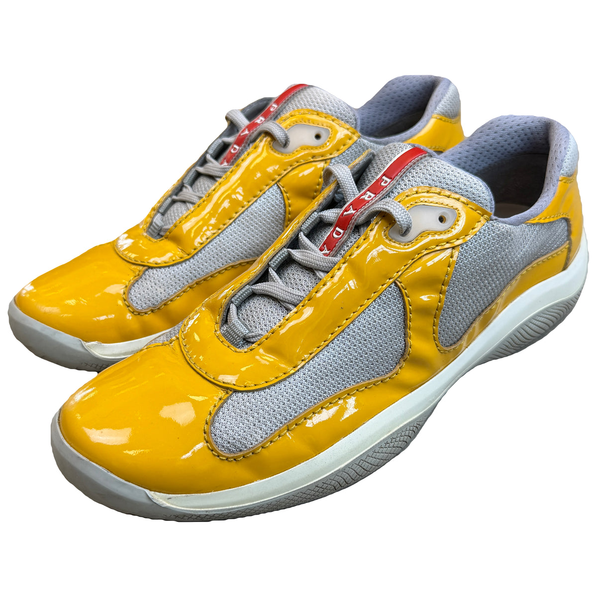 Prada America’s Cup In Sneakers In Yellow (9UK)