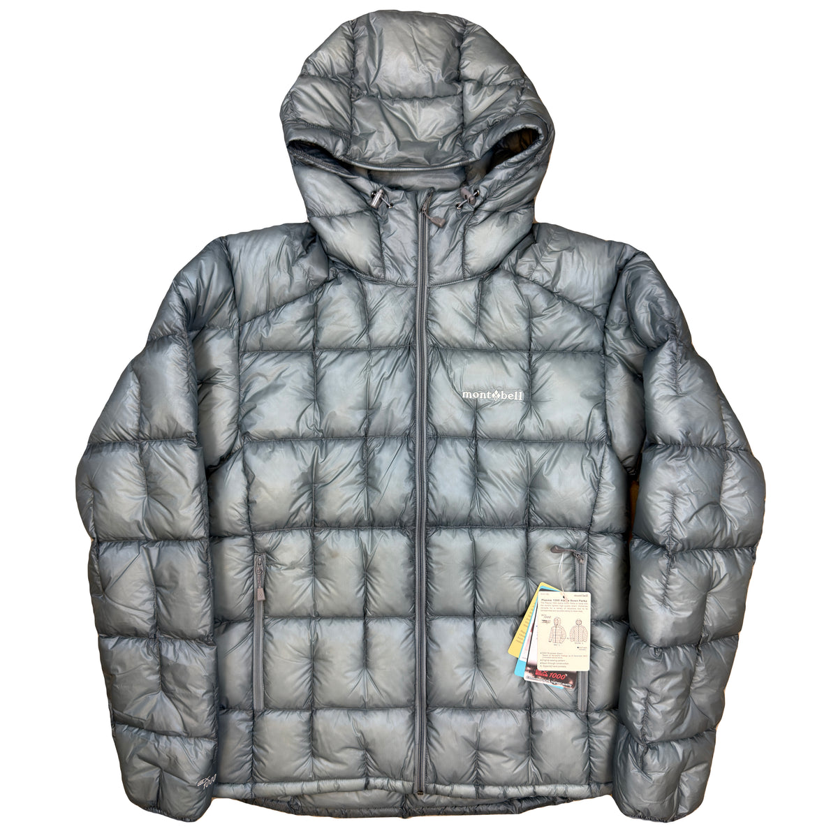 Montbell Plasma 1000 Alpine Down Parka Puffer Jacket In Grey (US/EUR L)