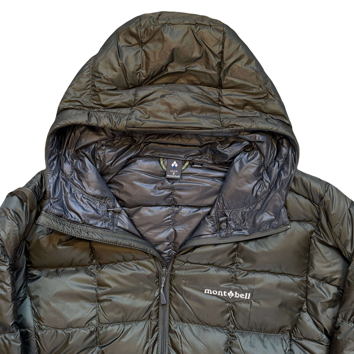 Montbell Superior Down Parka Puffer Jacket In Dark Green (US/EUR XL)