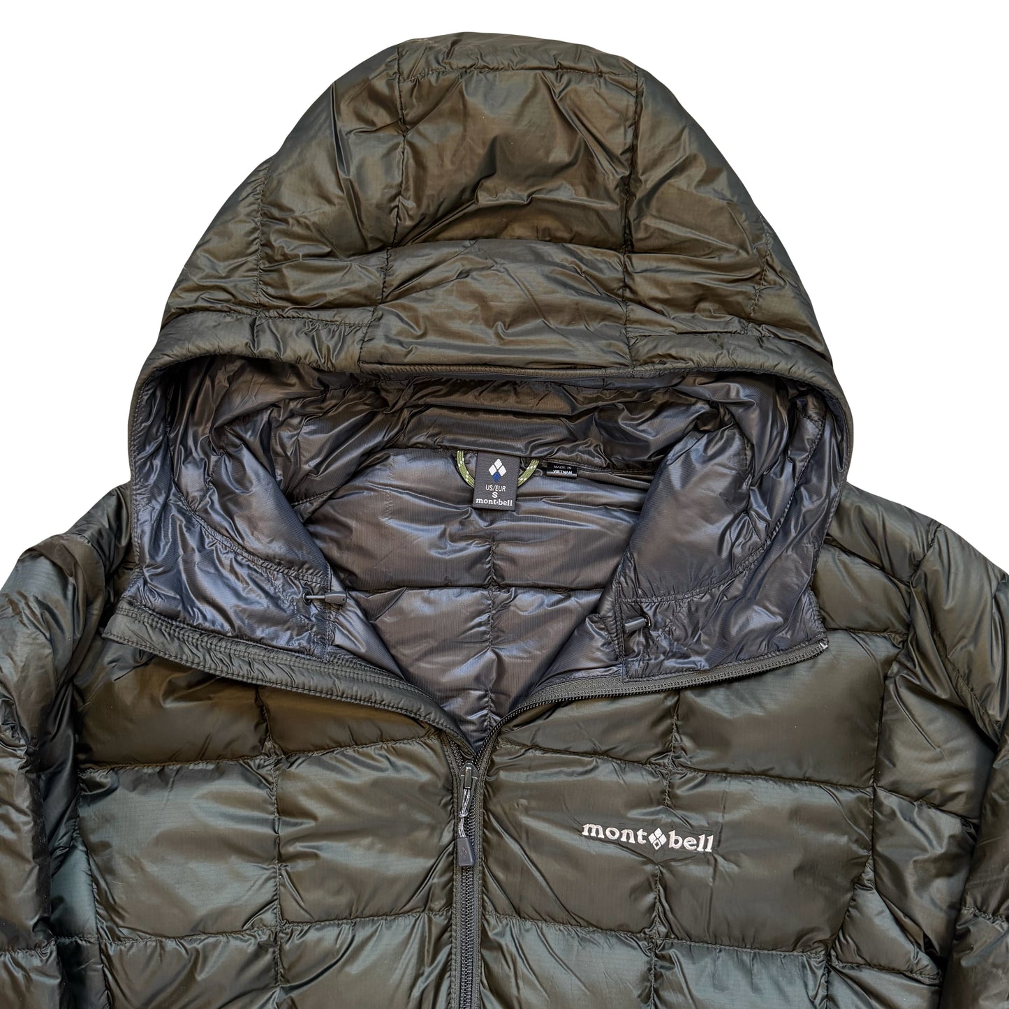 Montbell Superior Down Parka Puffer Jacket In Dark Green (US/EUR S)