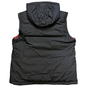 Montbell Reversible Down Puffer Gilet In Red & Black ( XL )