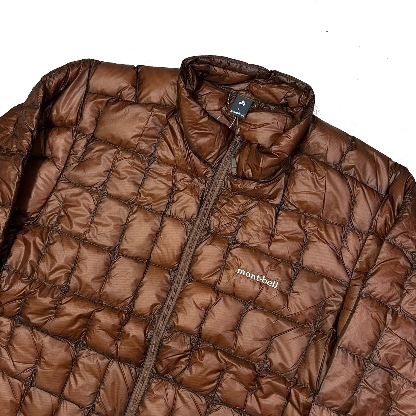 Montbell Plasma 1000 Alpine Down Parka Puffer Jacket In Brown ( L )