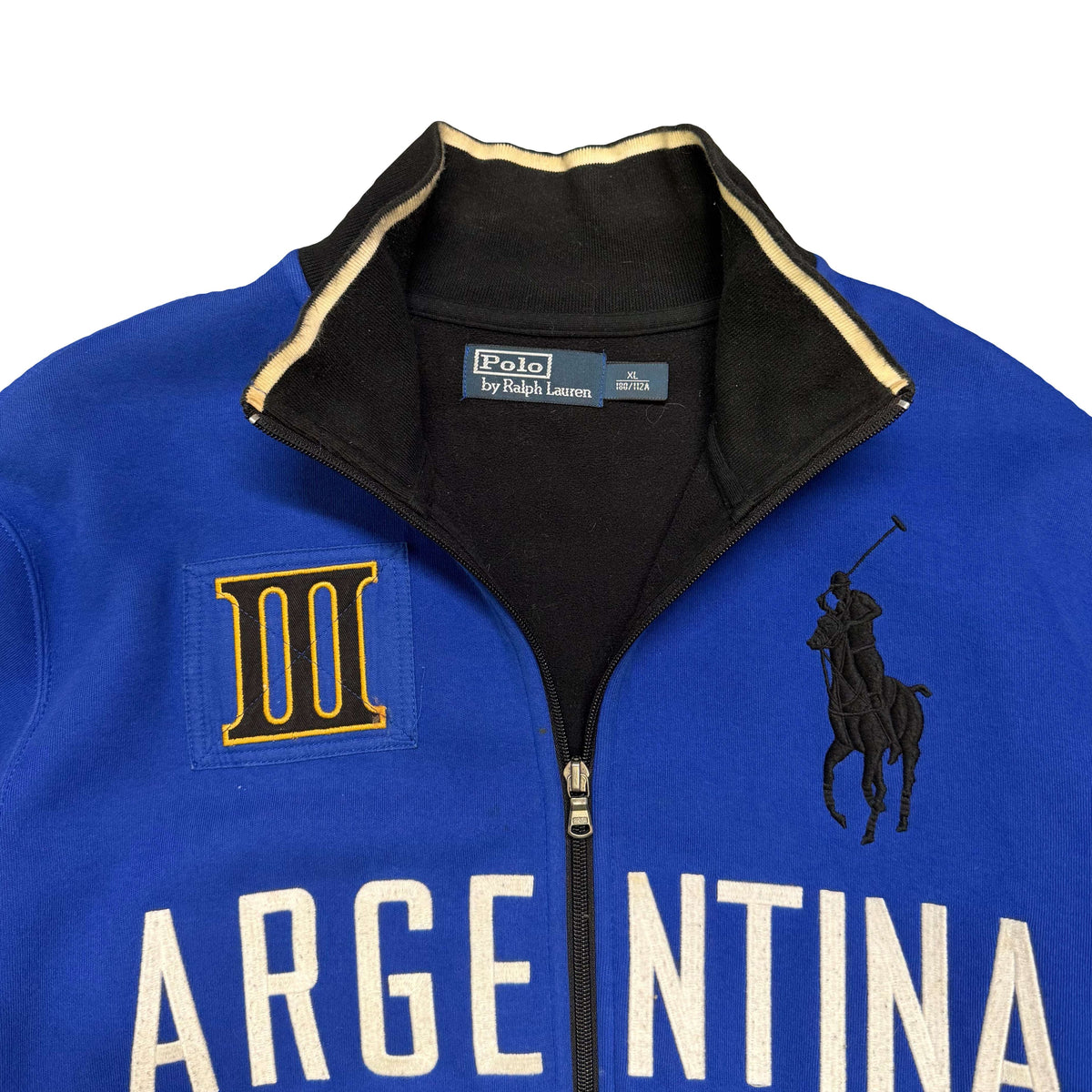 Ralph Lauren Argentina Spellout Sweatshirt In Blue (XL)