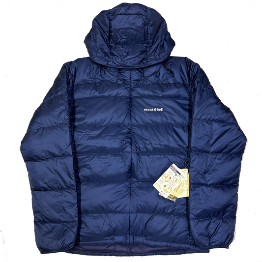 Montbell Light Alpine Puffer Jacket In Navy Blue ( XL )