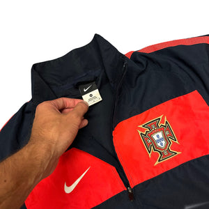 Nike 2010/11 Portugal Tracksuit Top In Black ( M )
