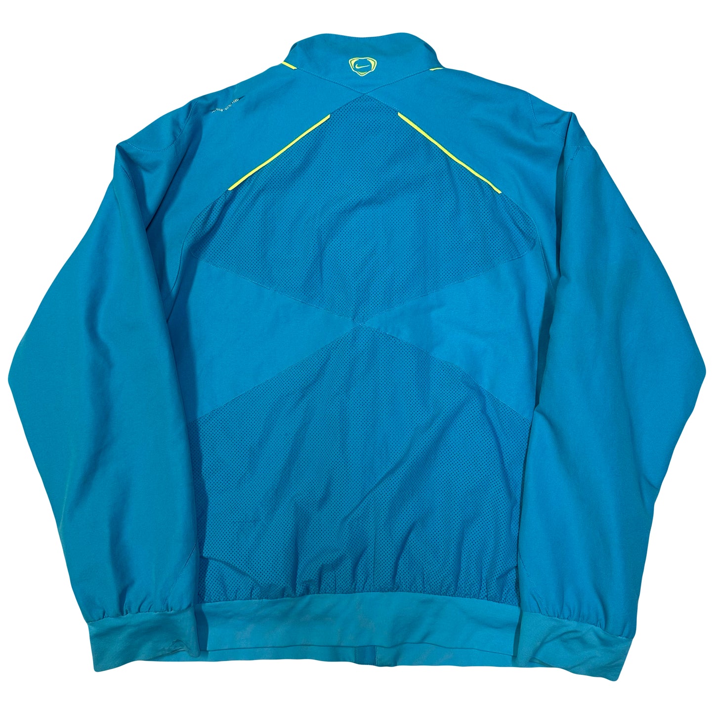 Nike Barcelona 2007/08 Tracksuit Top In Blue ( XL )