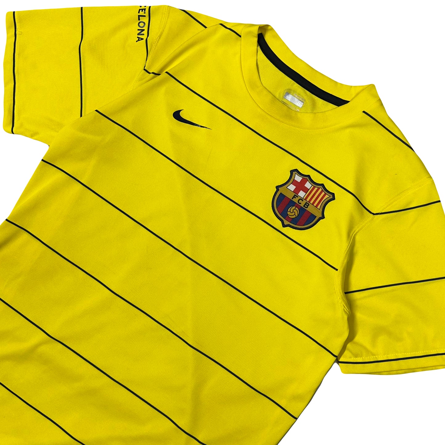 Nike Barcelona 2008 Shirt In Yellow ( M )