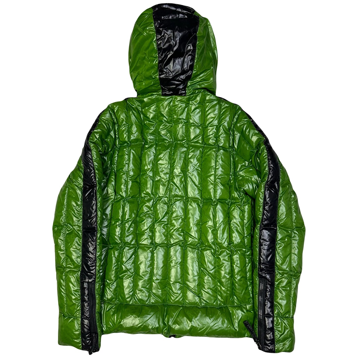 Duvetica Puffer Jacket In Green & Black ( L )