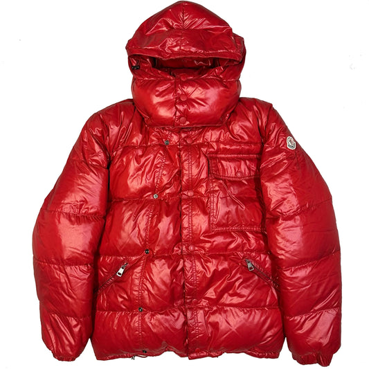 Moncler Puffer Jacket In Red ( S )