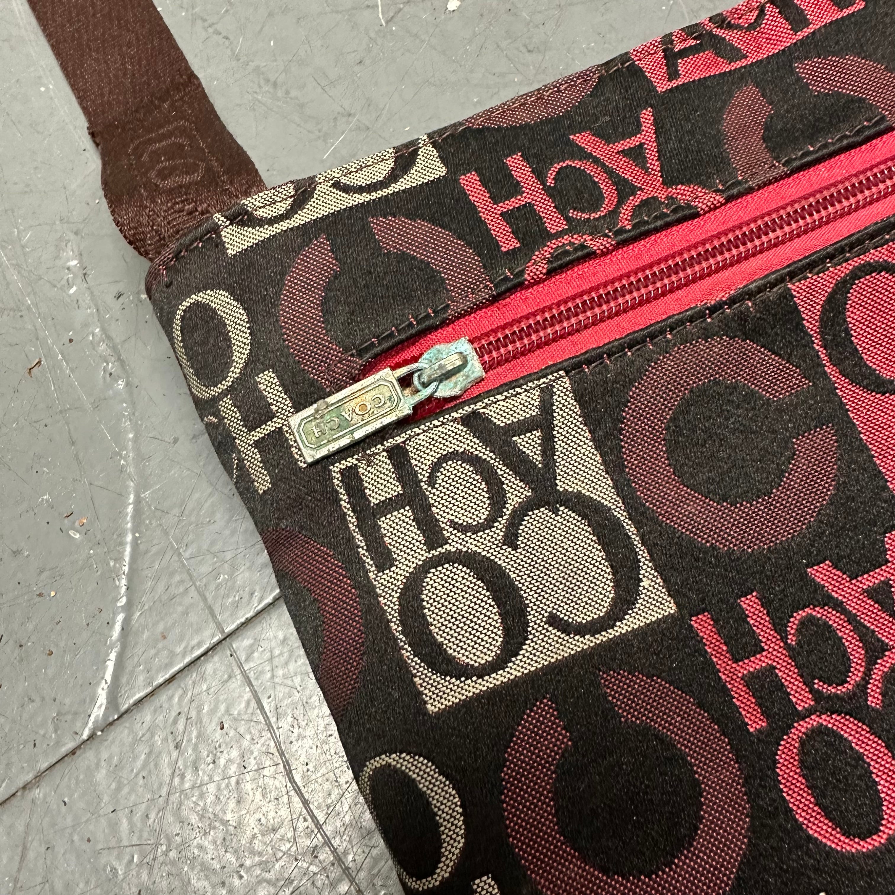 Coach Monogram Side Bag
