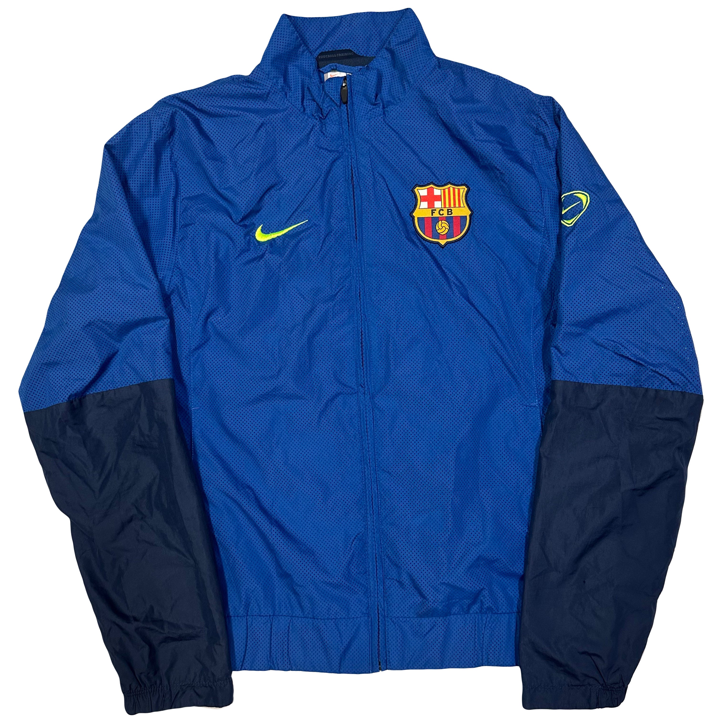 Nike Barcelona 2009/10 Tracksuit Top In Blue ( L )