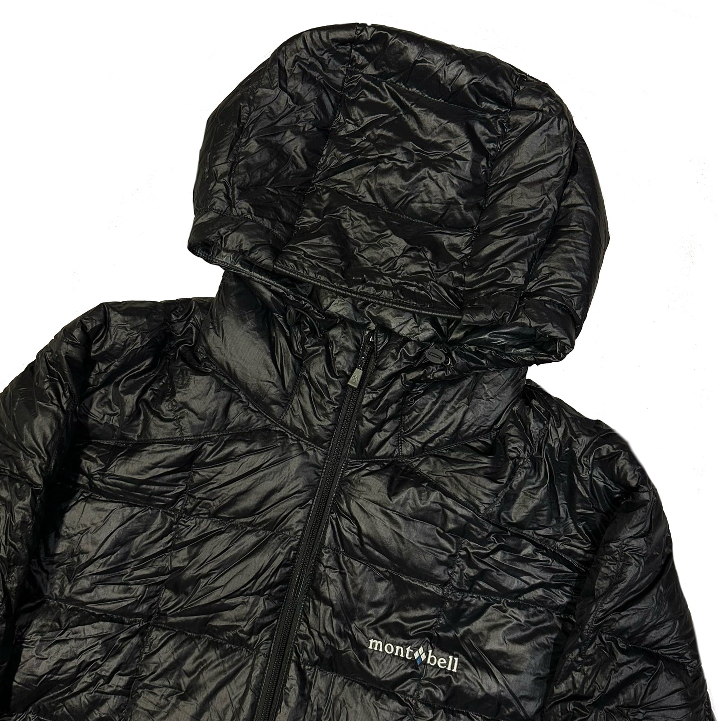 Montbell Square Stitch Puffer Jacket In Black - Superior Down Parka ( L )