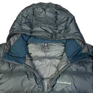 Montbell EX 800 Alpine Down Puffer Jacket In Gunmetal grey ( XL )