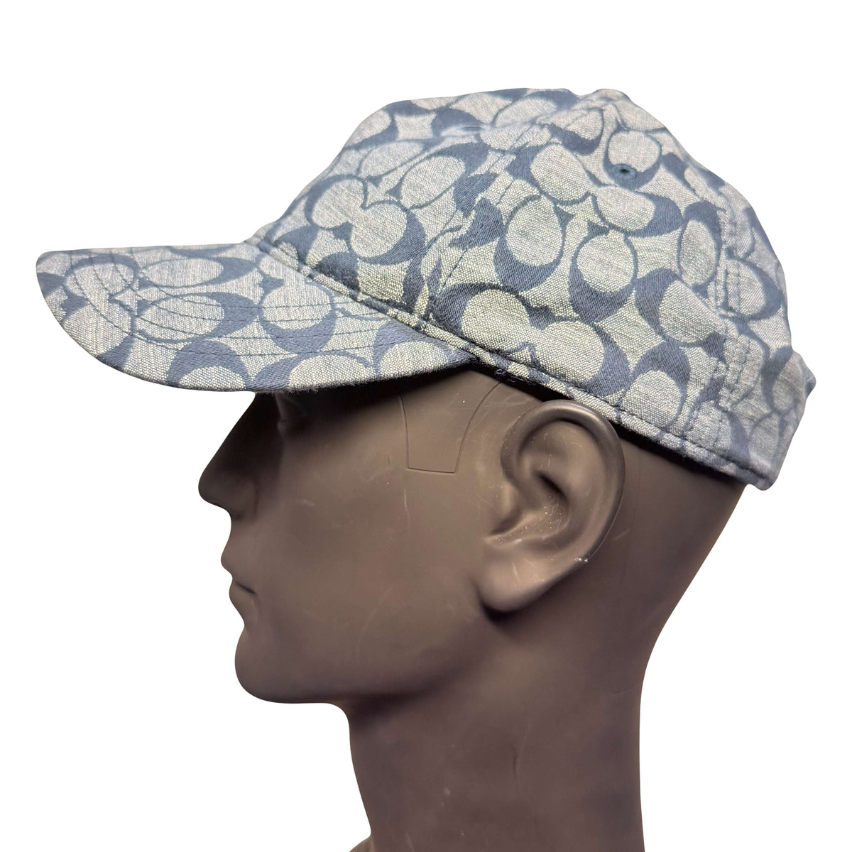 Coach Monogram Cap In Navy (OS)