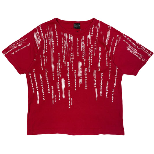 Dolce & Gabbana T-Shirt In Red (M)