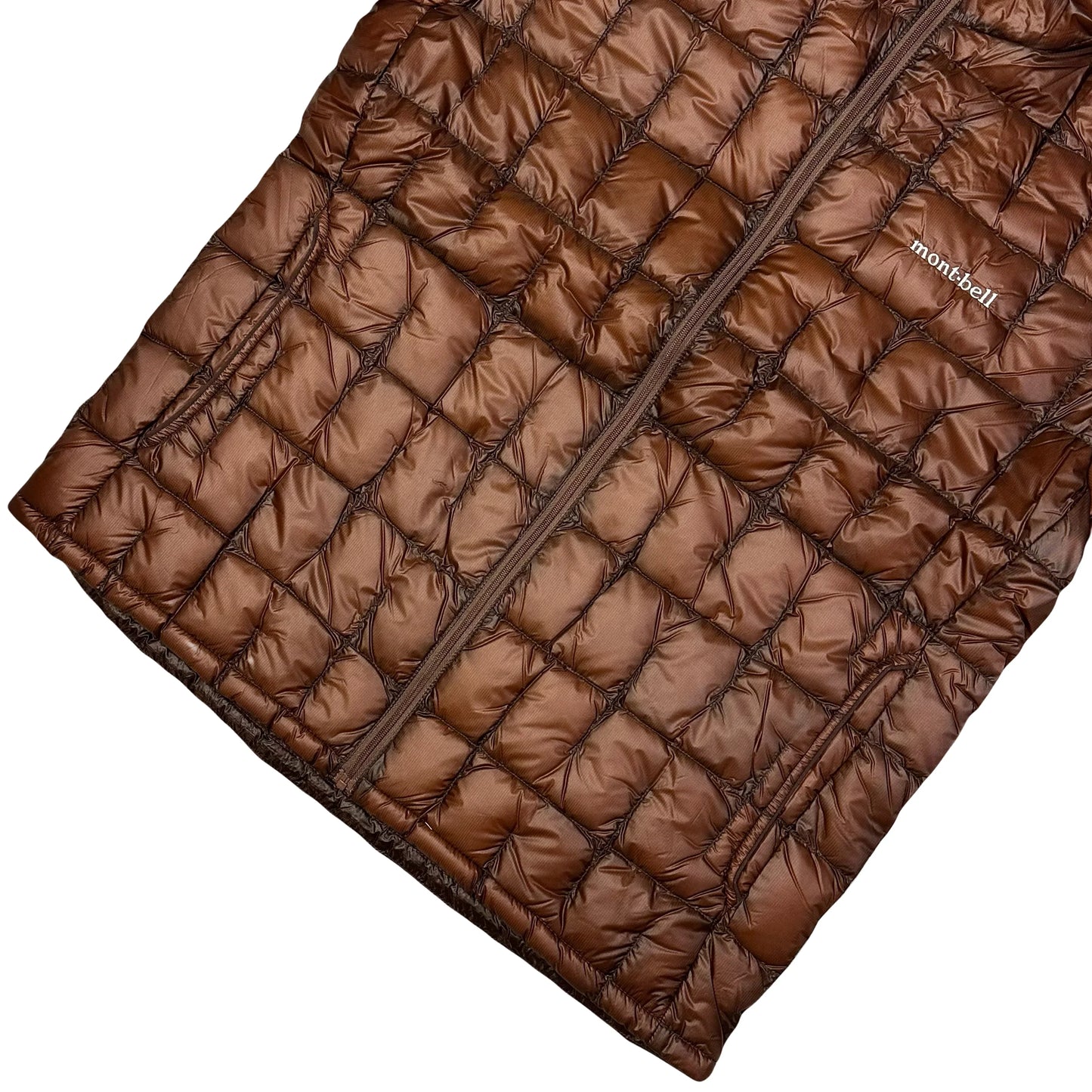 Montbell Plasma 1000 Alpine Down Parka Puffer Jacket In Brown ( L )