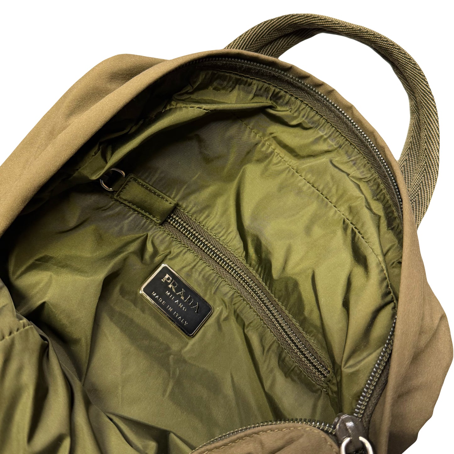 Prada Sport Side Bag In Khaki