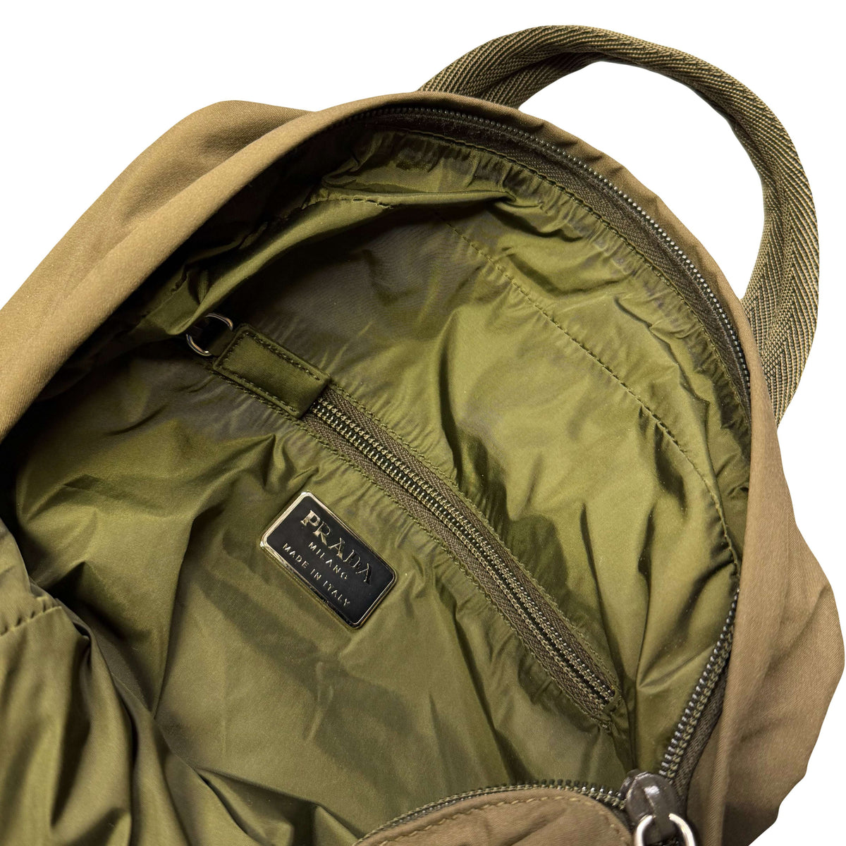 Prada Sport Side Bag In Khaki
