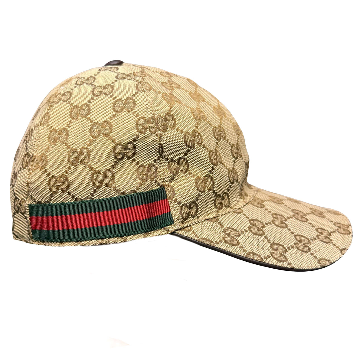Gucci Monogram Cap In Tan (XL)