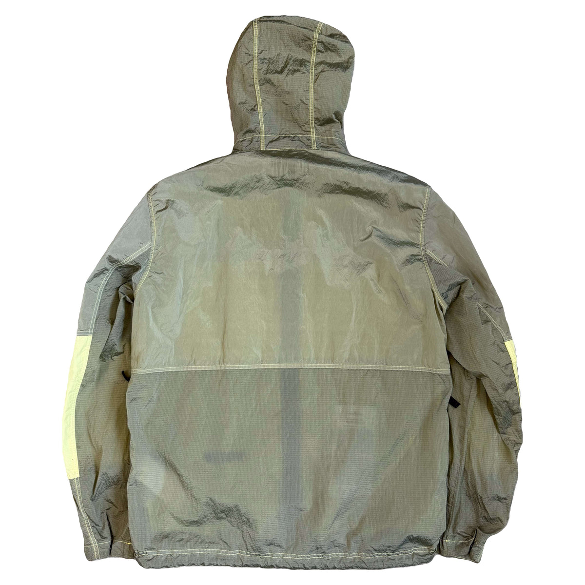 Stone Island SS/19 Nylon Metal Watro Ripstop Jacket In Khaki Green (XL)