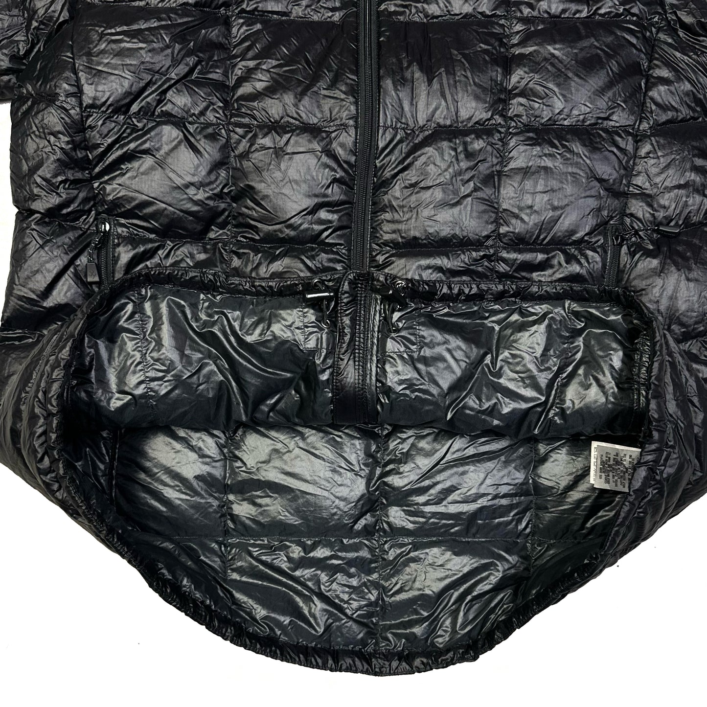 Montbell Square Stitch Puffer Jacket In Black - Superior Down Parka ( L )