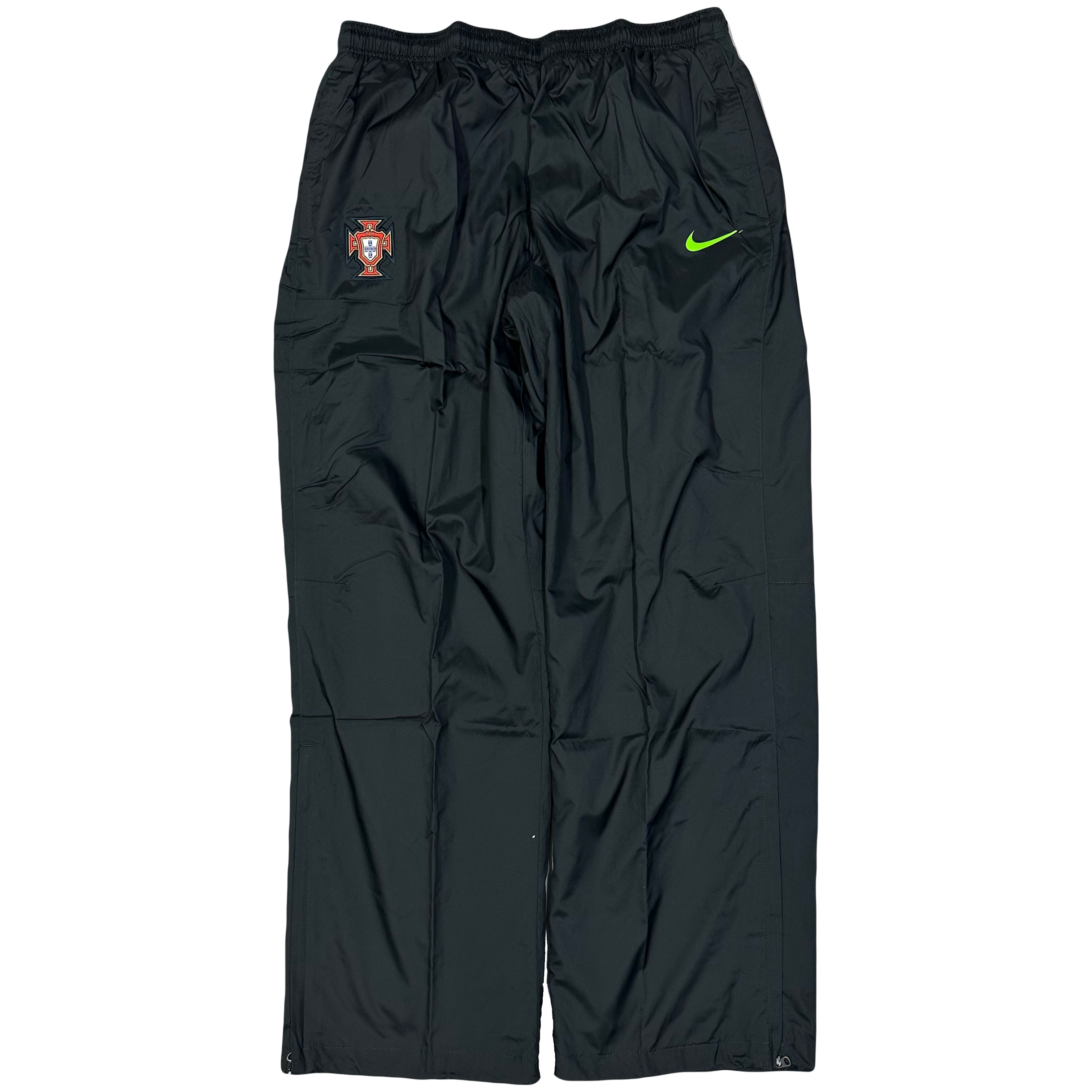 Nike Portugal 2011/12 Tracksuit In Black & Green ( XL )