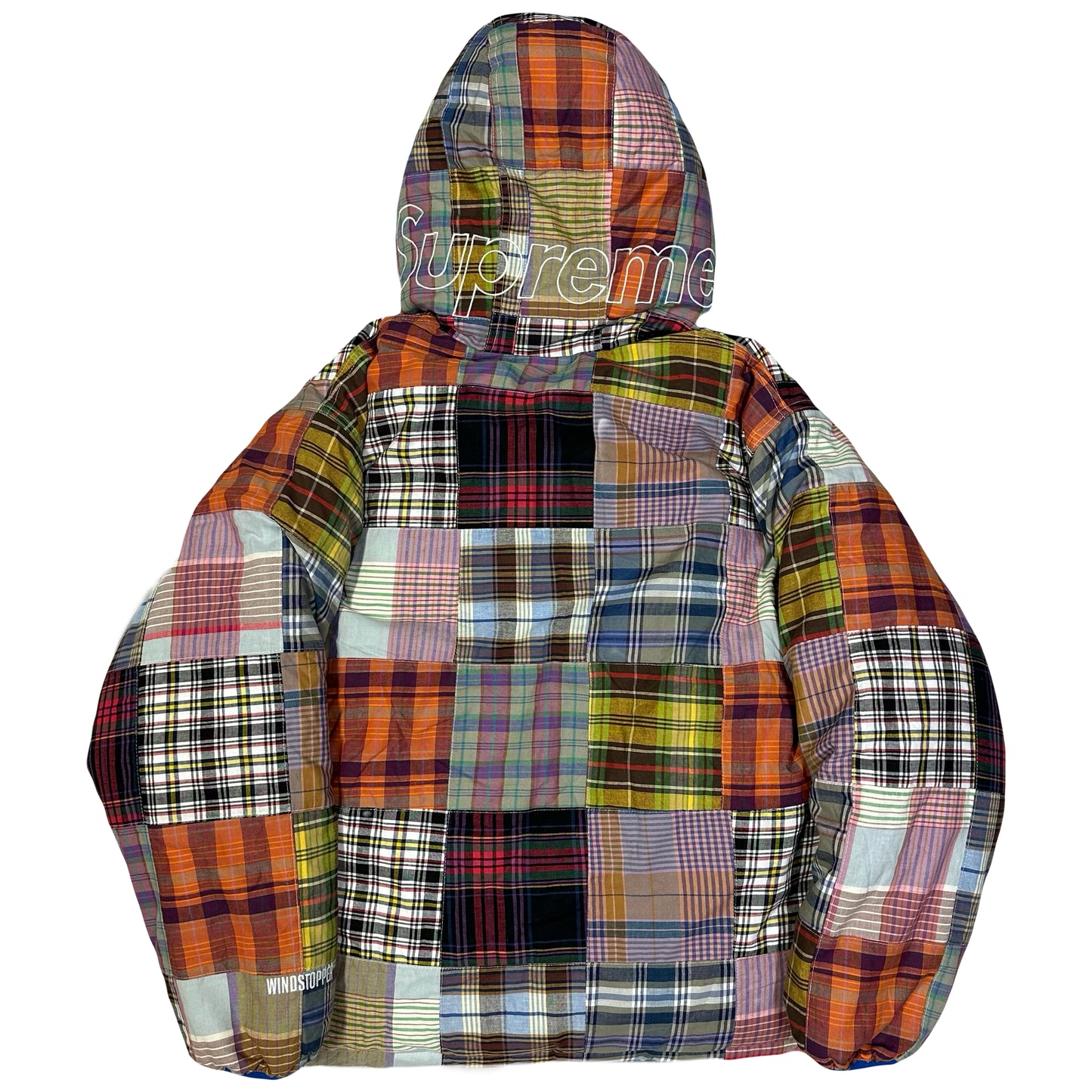 Supreme Madras Reversible Down Puffer Jacket ( M )