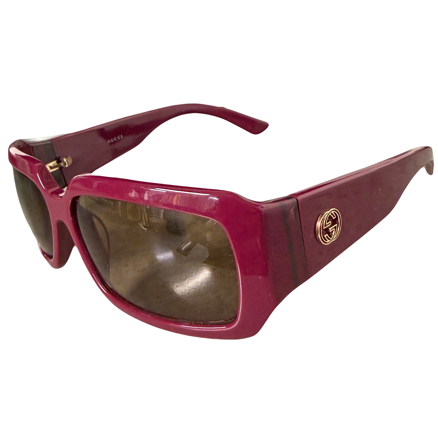 Gucci Sunglasses In Dark Pink