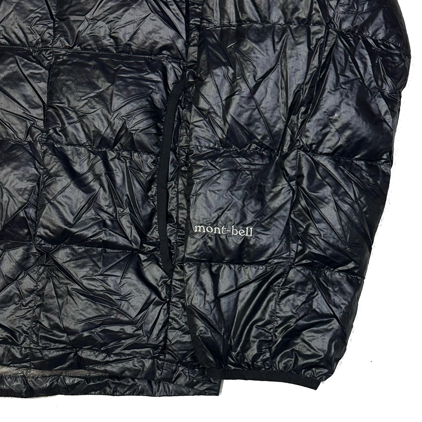 Montbell Square Stitch Puffer Jacket In Black ( XL )