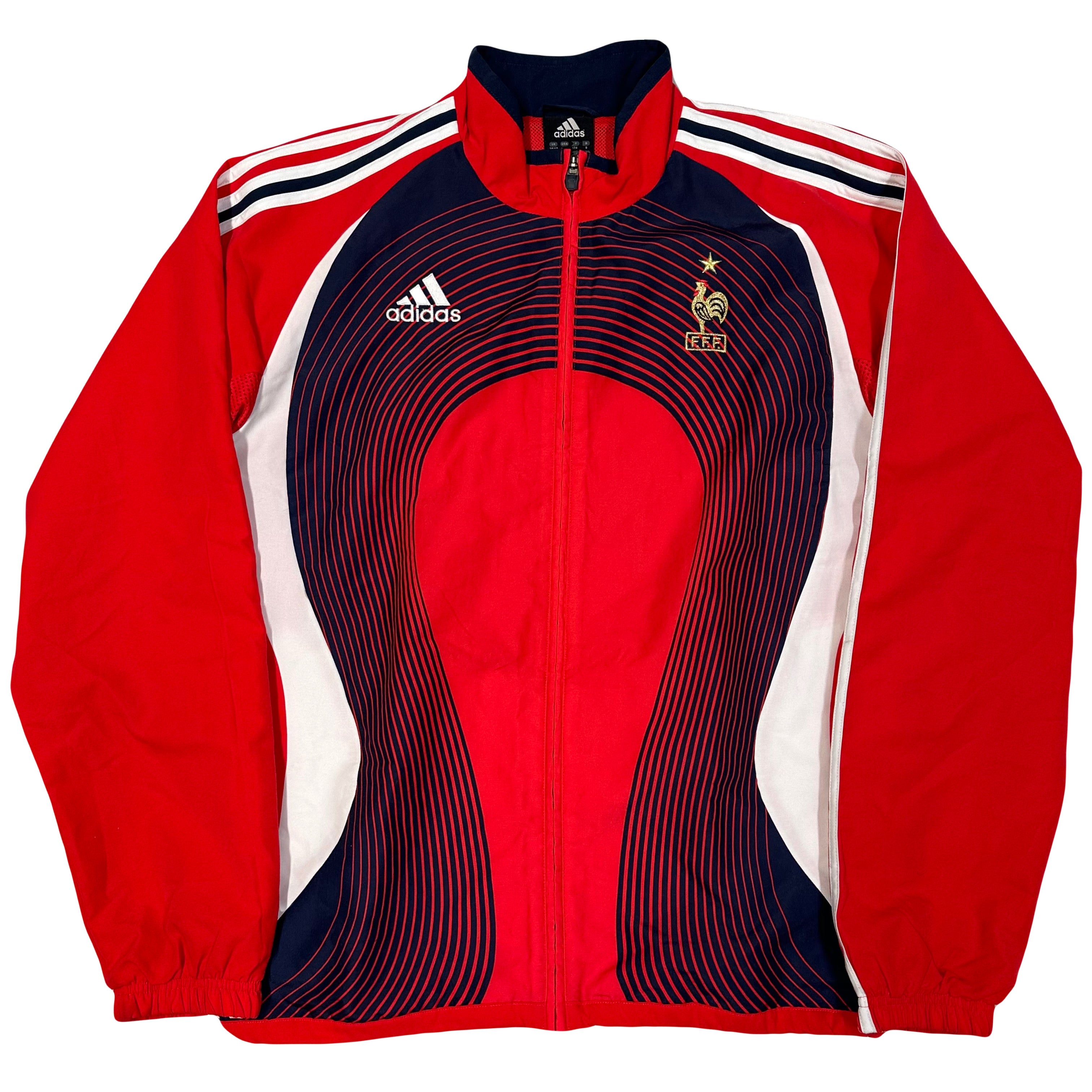 Adidas France 2006/07 Tracksuit Top ( M )