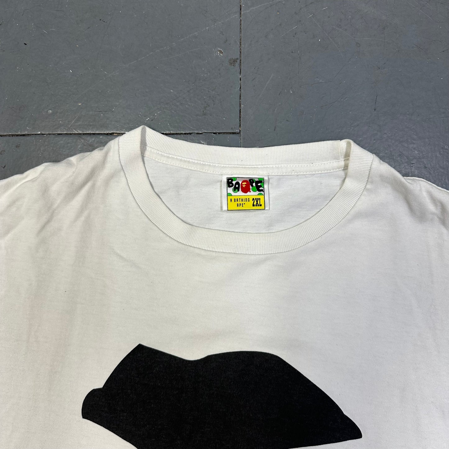 Bape Milo Face T-Shirt In White ( XXL )