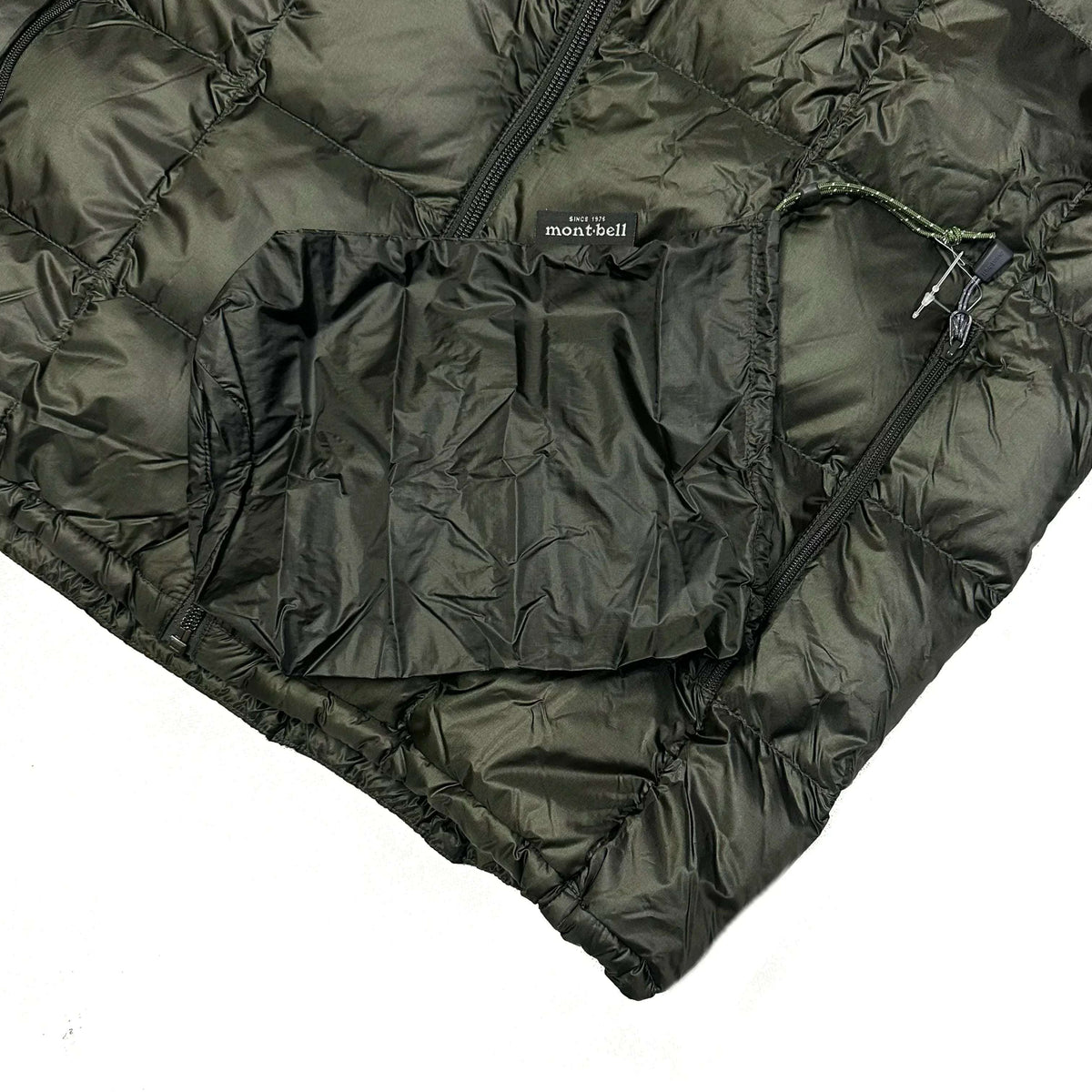 Montbell Superior Down Parka Puffer Jacket In Dark Green (US/EUR S)