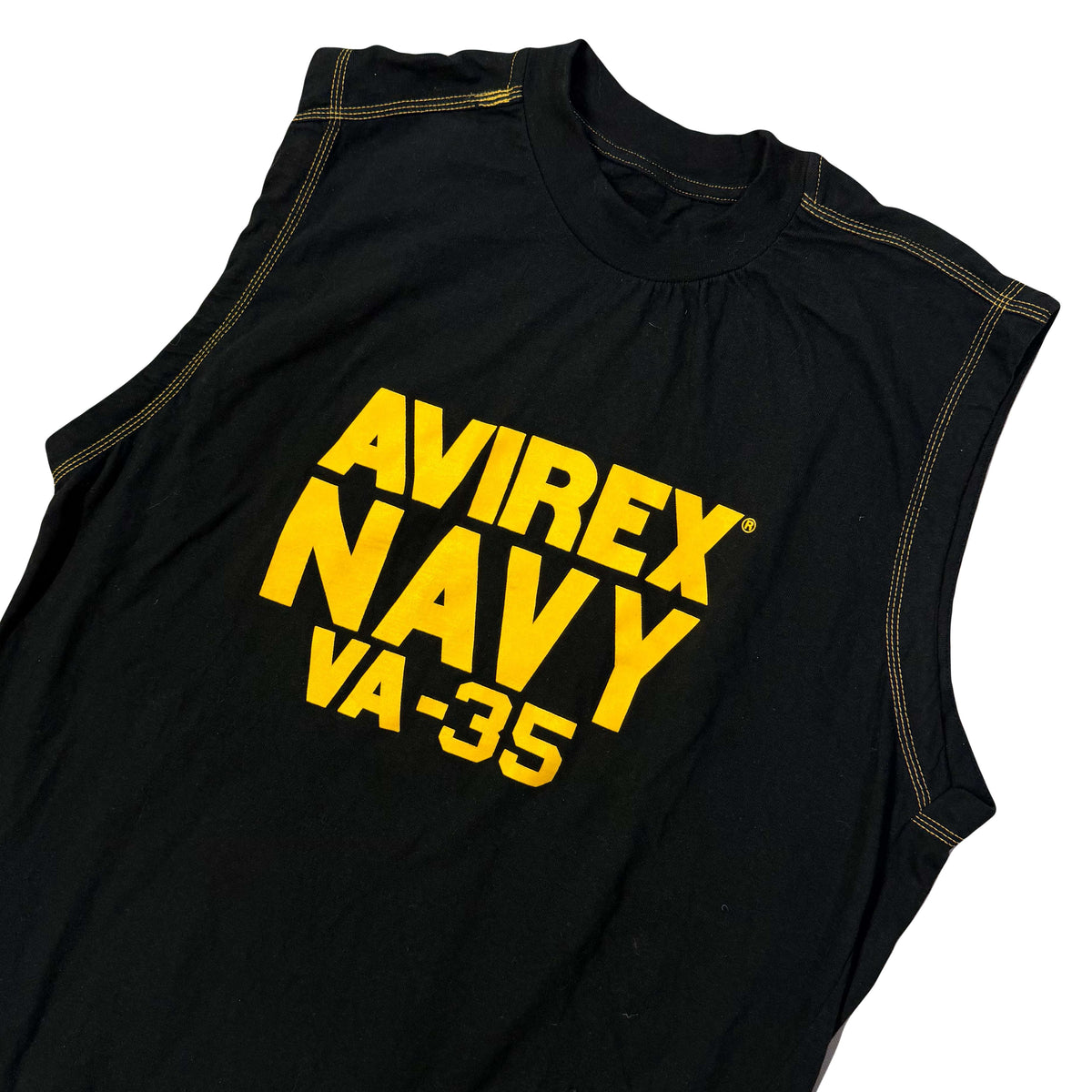 Avirex Navy Vest In Black (S)