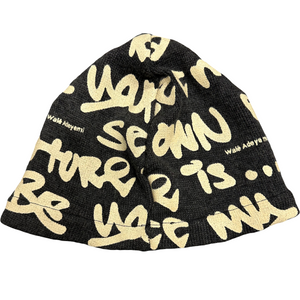 Walé Adeyemi Monogram Beanie In Navy ( OS )