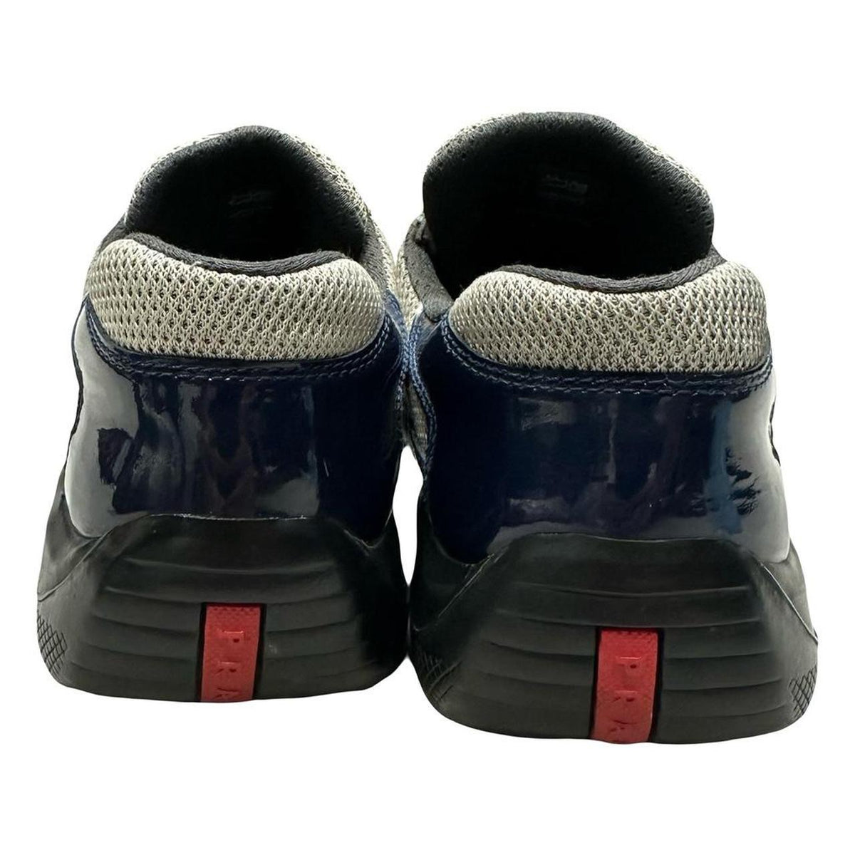 Prada America’s Cup Sneakers In Navy & Olive (7UK)