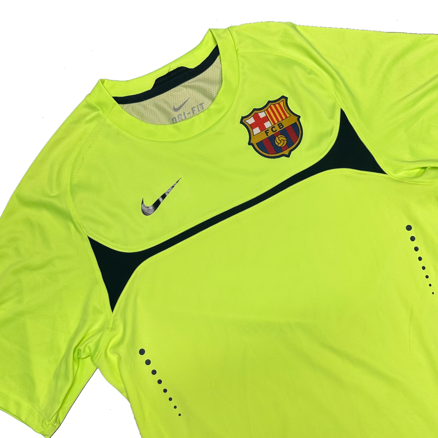 Nike Barcelona 2010/11 Training Shirt In Neon Green ( S )