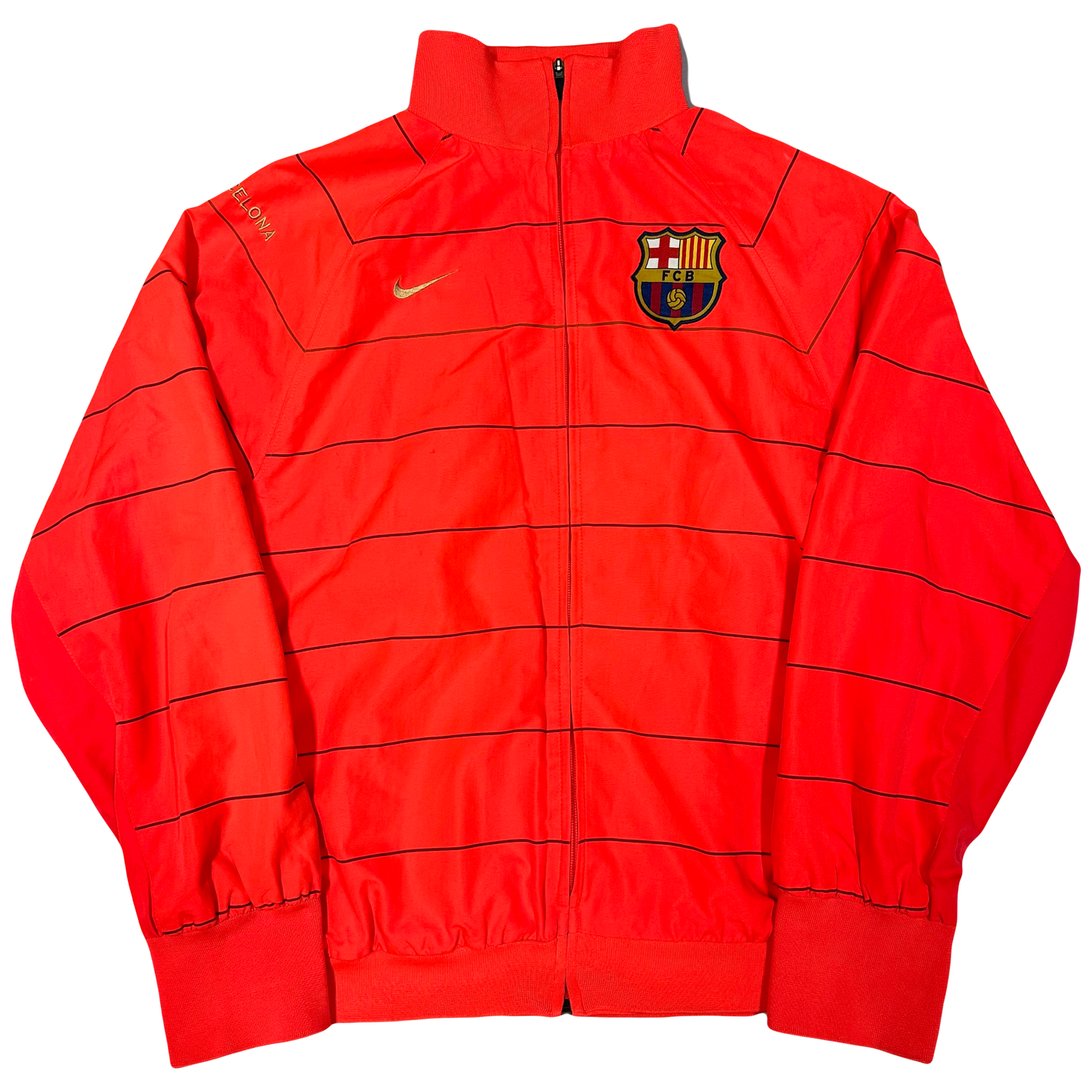 Nike Barcelona 2008 Tracksuit Top In Red ( L )