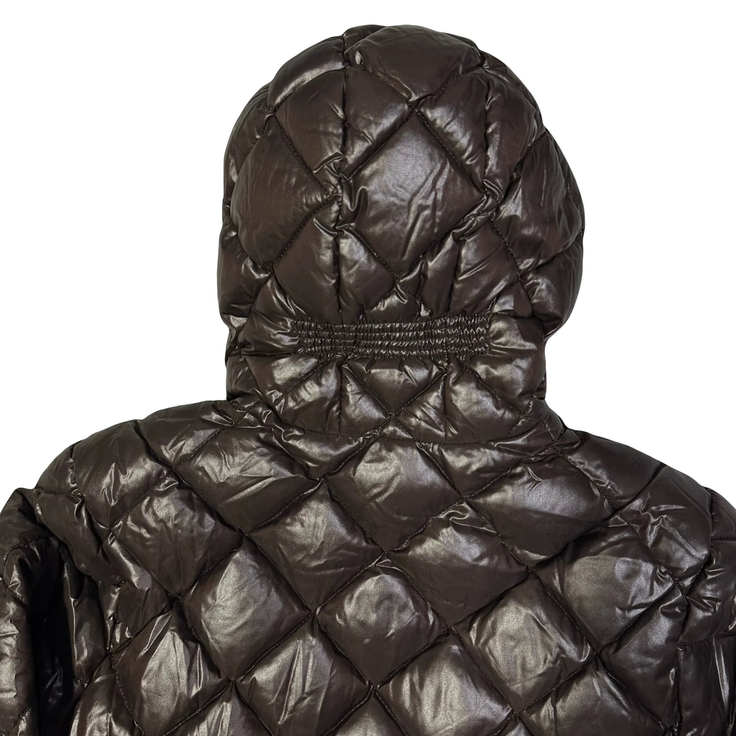 Duvetica Diamond Stitch Puffer Jacket In Brown ( S )