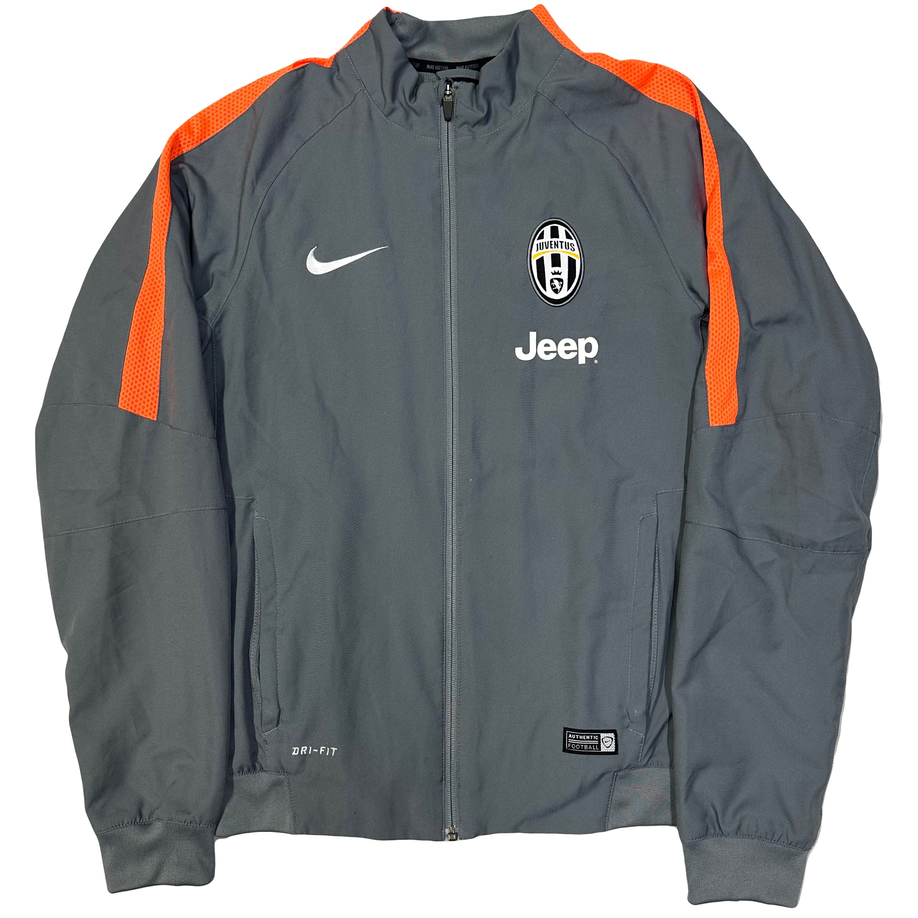 Nike Juventus 2014/15 Tracksuit In Grey & Orange ( M )