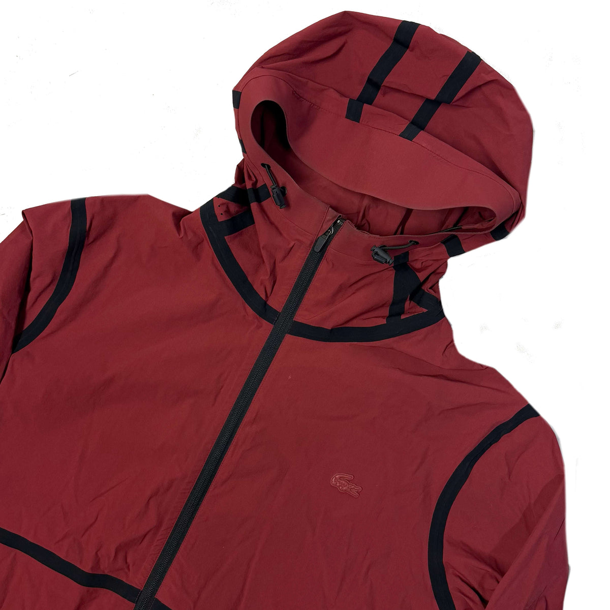 Lacoste Jacket In Burgundy Red (XL)