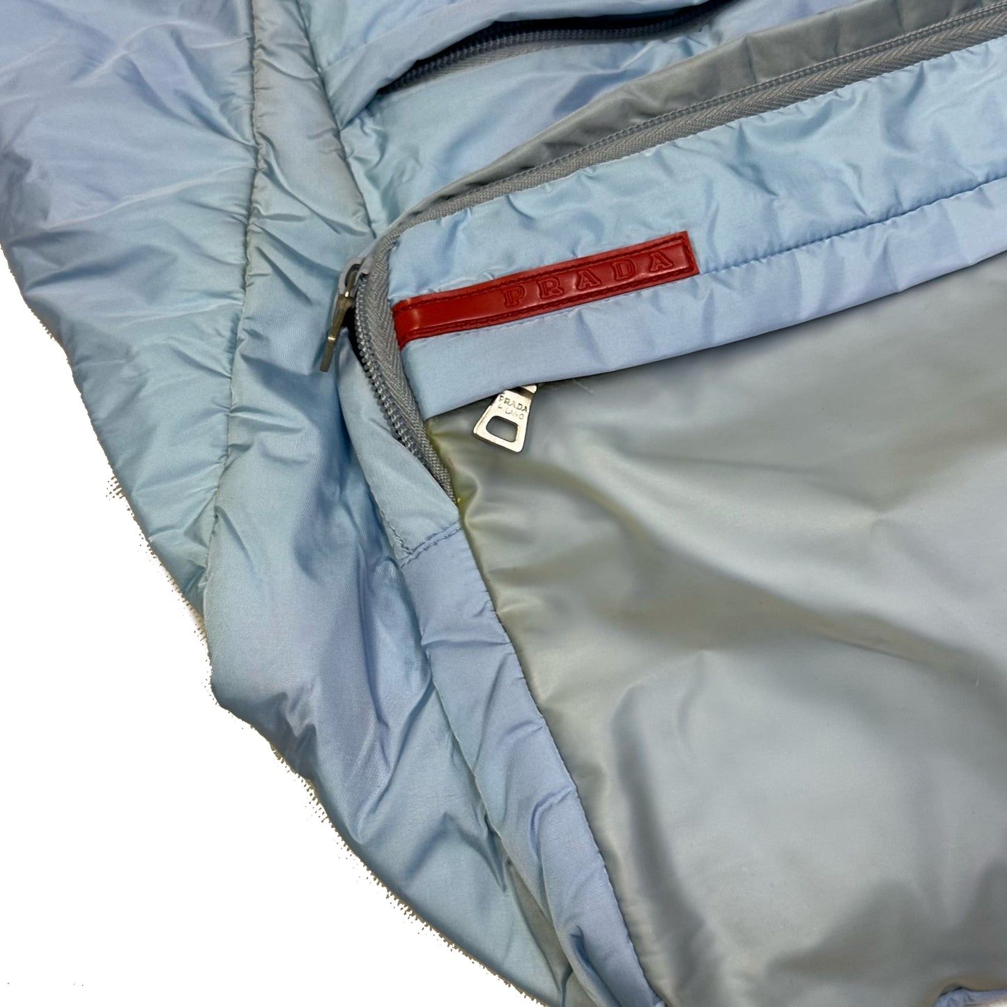 Prada Sport 1999 Side Bag In Baby Blue