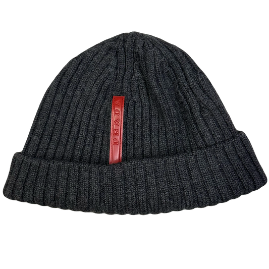 Prada Beanie In Grey ( OS )