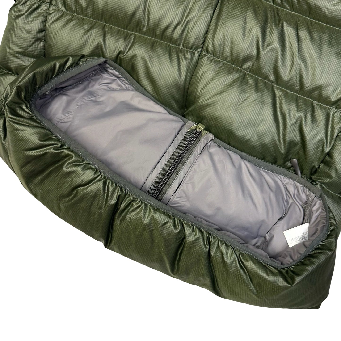 Montbell Light Alpine Puffer Jacket In Olive Green ( S )